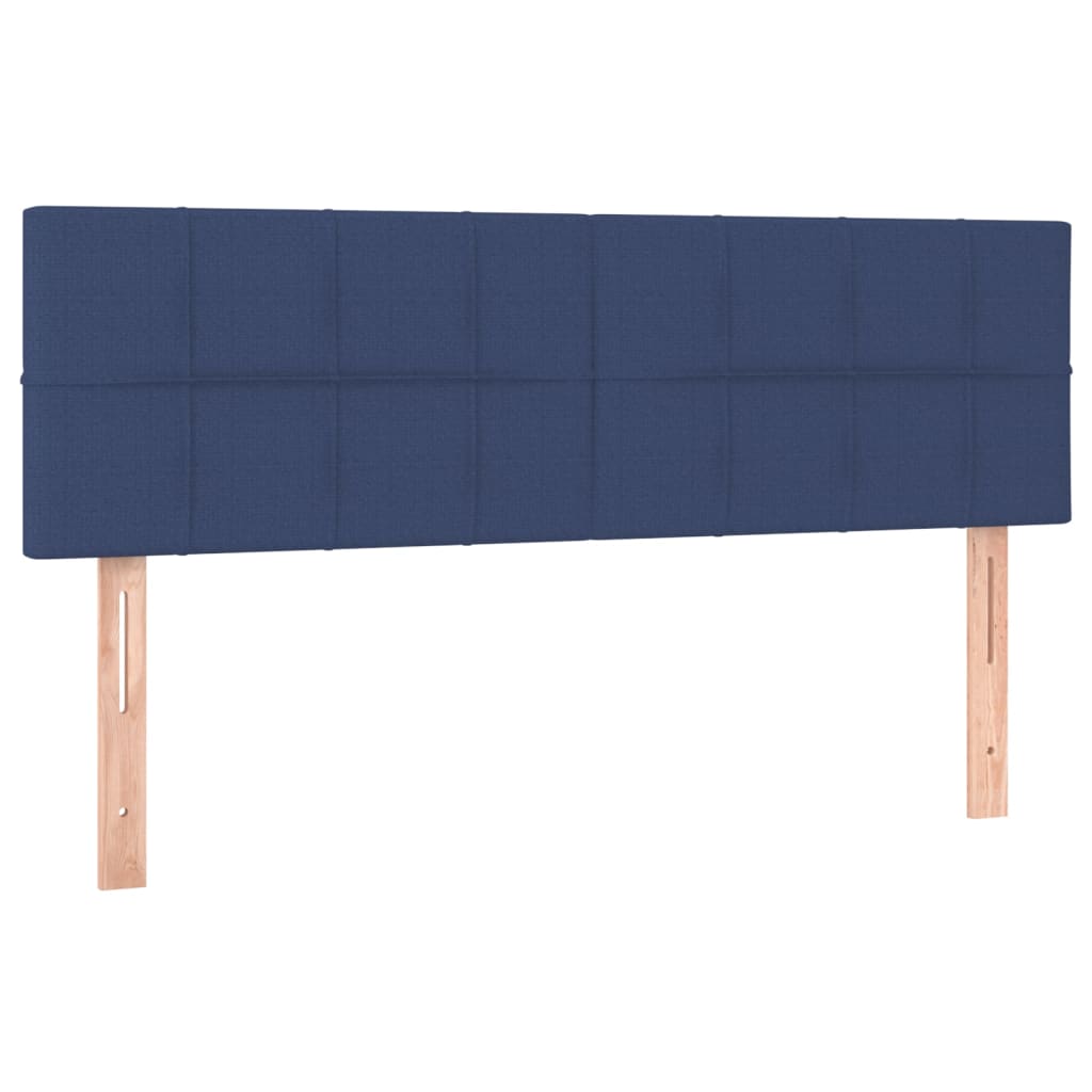 Testiera Blu 144x5x78/88 cm in Tessuto