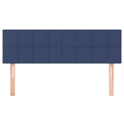 Testiera Blu 144x5x78/88 cm in Tessuto