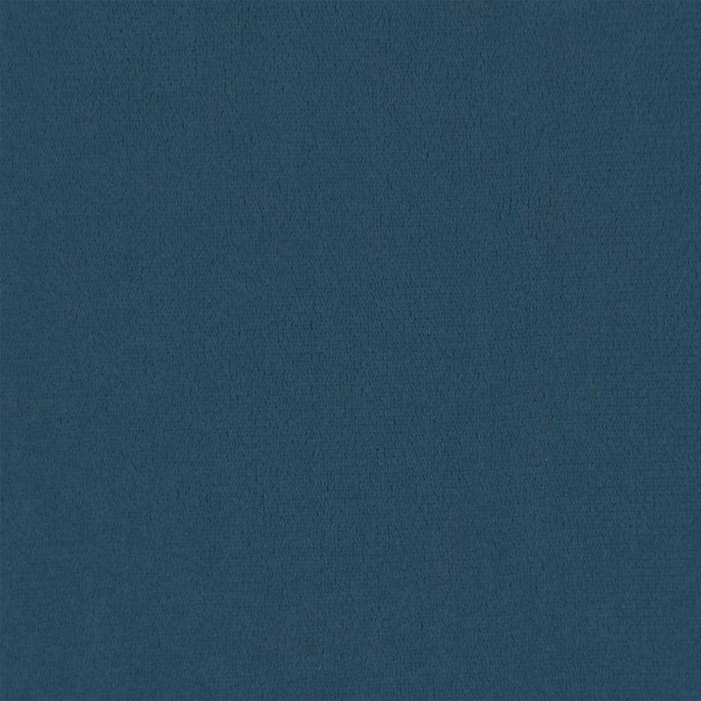 Testiera 2 pz Blu Scuro 80x5x78/88 cm in Velluto