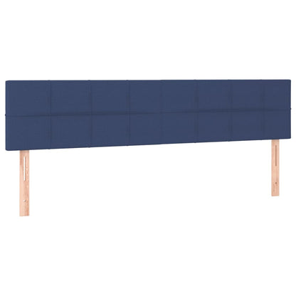 Testiera Blu 180x5x78/88 cm in Tessuto