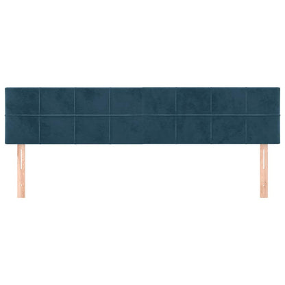 Testiera Blu Scuro 180x5x78/88 cm in Velluto