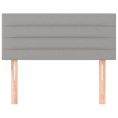 Testiera Grigio Chiaro 80x5x78/88 cm in Tessuto
