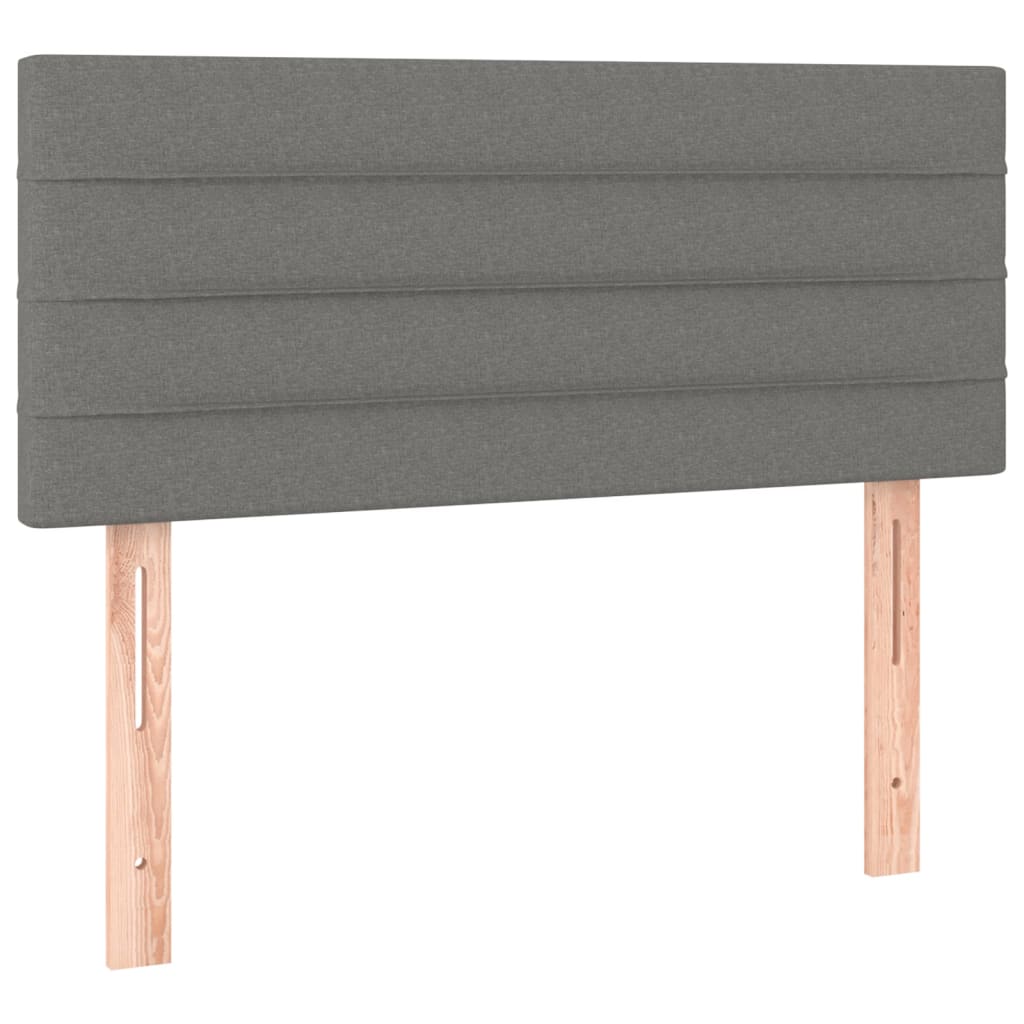 Testiera Grigio Scuro 80x5x78/88 cm in Tessuto