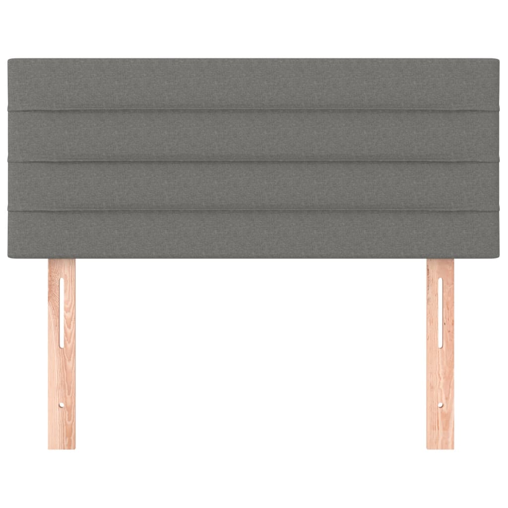Testiera Grigio Scuro 80x5x78/88 cm in Tessuto