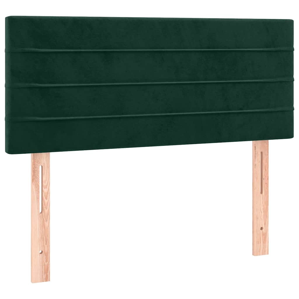 Testiera Verde Scuro 80x5x78/88 cm in Velluto