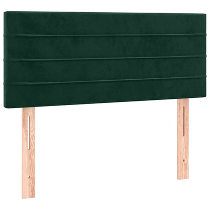 Testiera Verde Scuro 80x5x78/88 cm in Velluto