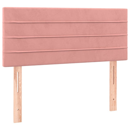 Testiera Rosa 80x5x78/88 cm in Velluto
