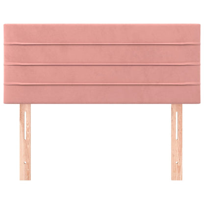 Testiera Rosa 80x5x78/88 cm in Velluto