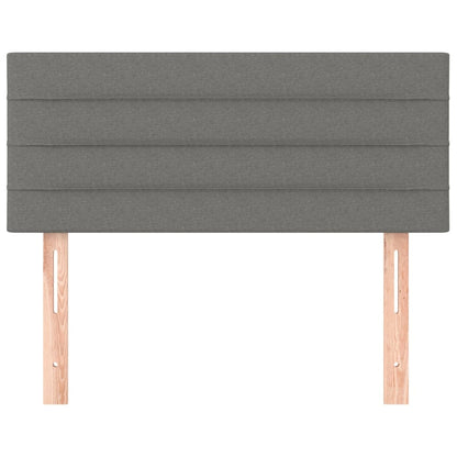 Testiera Grigio Scuro 90x5x78/88 cm in Tessuto