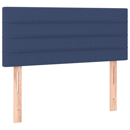 Testiera Blu 90x5x78/88 cm in Tessuto