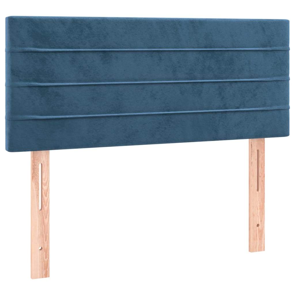 Testiera Blu scuro 90x5x78/88 cm in Tessuto
