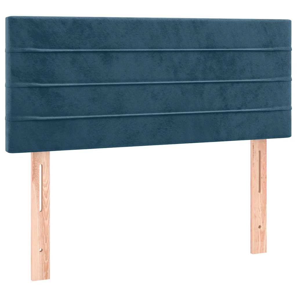 Testiera Blu scuro 90x5x78/88 cm in Tessuto