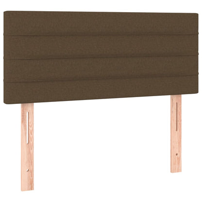 Testiera Marrone Scuro 100x5x78/88 cm in Tessuto