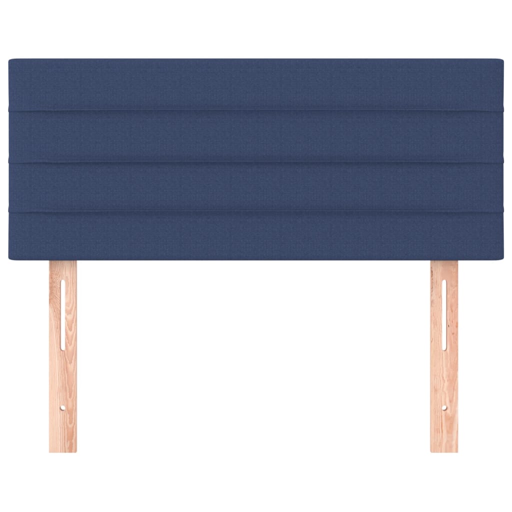 Testiera Blu 100x5x78/88 cm in Tessuto