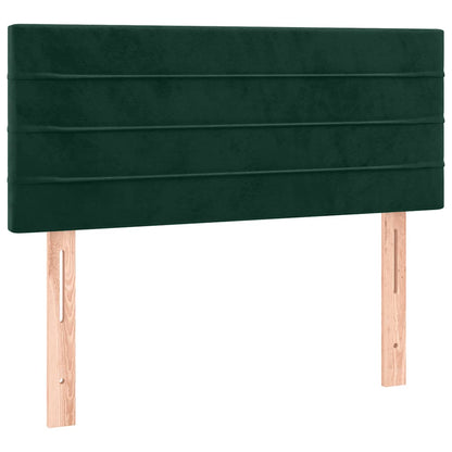 Testiera Verde Scuro 100x5x78/88 cm in Velluto