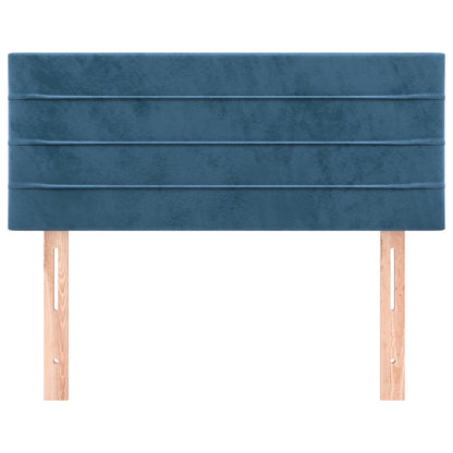 Testiera Blu Scuro 100x5x78/88 cm in Velluto