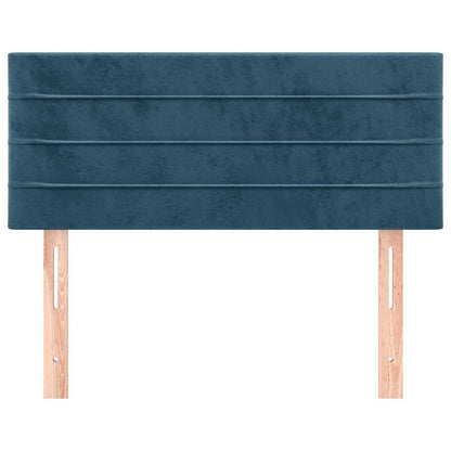 Testiera Blu Scuro 100x5x78/88 cm in Velluto