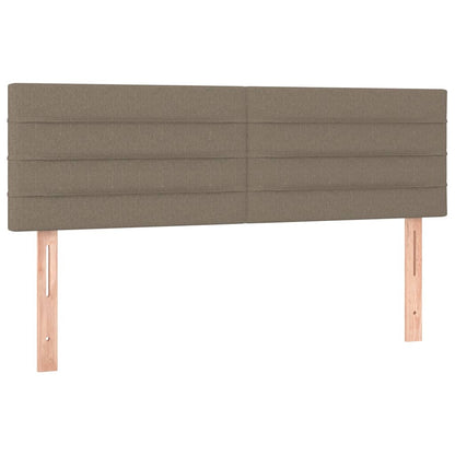 Testiera Tortora 144x5x78/88 cm in Tessuto