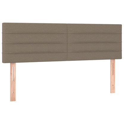 Testiere 2 pz Tortora 72x5x78/88 cm in Tessuto