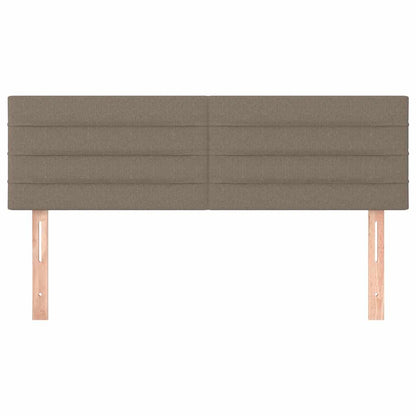 Testiera Tortora 144x5x78/88 cm in Tessuto