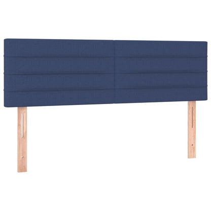 Testiere 2 pz Blu 72x5x78/88 cm in Tessuto