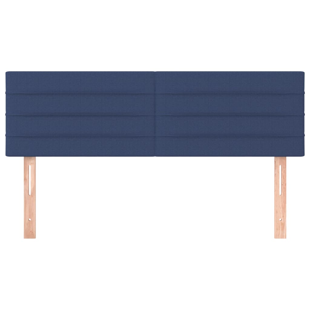 Testiere 2 pz Blu 72x5x78/88 cm in Tessuto