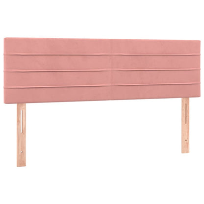 Testiere 2 pz Rosa 72x5x78/88 cm in Velluto