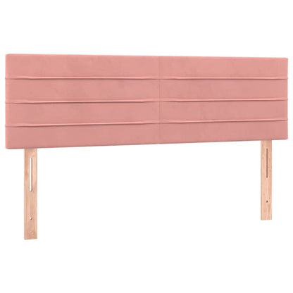 Testiere 2 pz Rosa 72x5x78/88 cm in Velluto