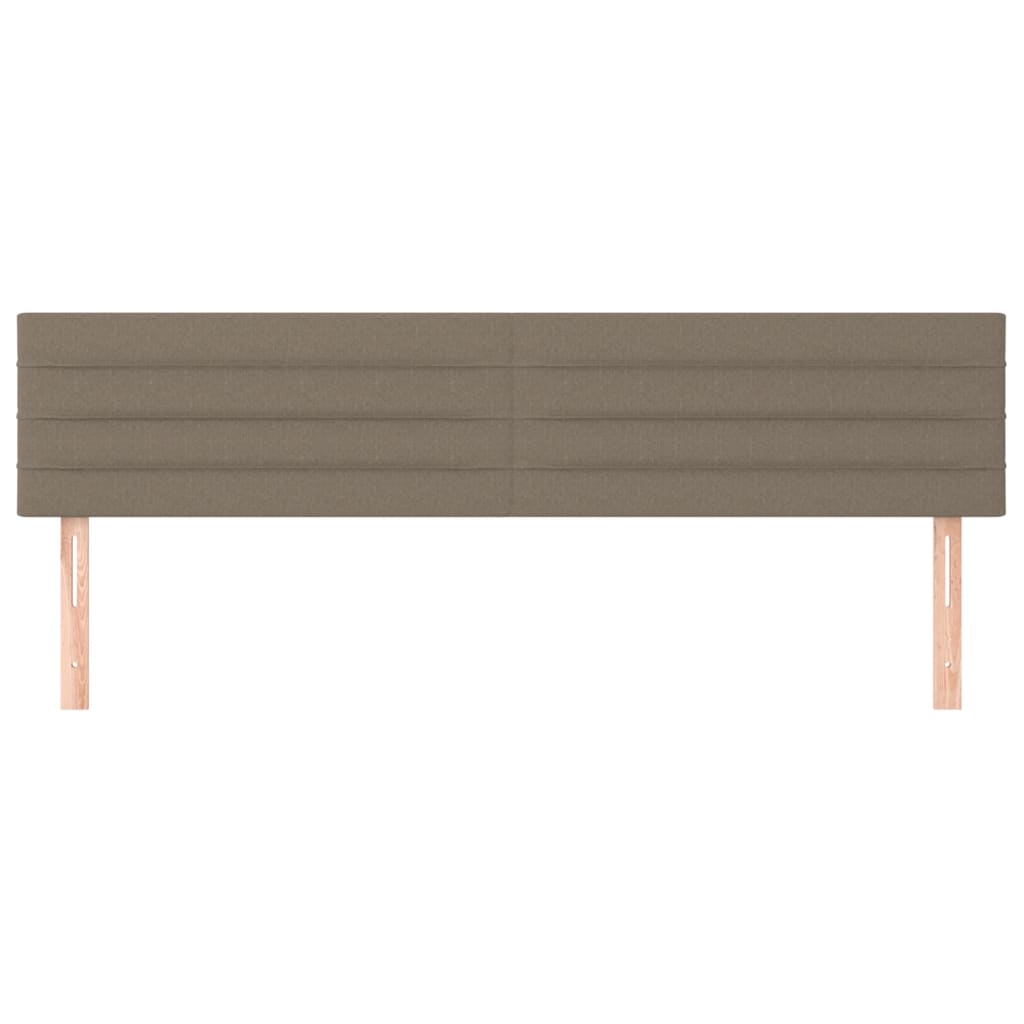 Testiera Tortora 160x5x78/88 cm in Tessuto
