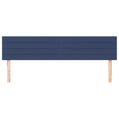 Testiera Blu 160x5x78/88 cm in Tessuto