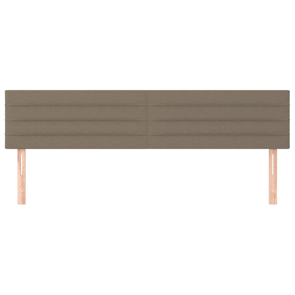Testiera 2 pz Tortora 90x5x78/88 cm in Tessuto