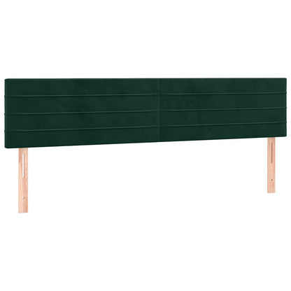 Testiera Verde Scuro 180x5x78/88 cm in Velluto