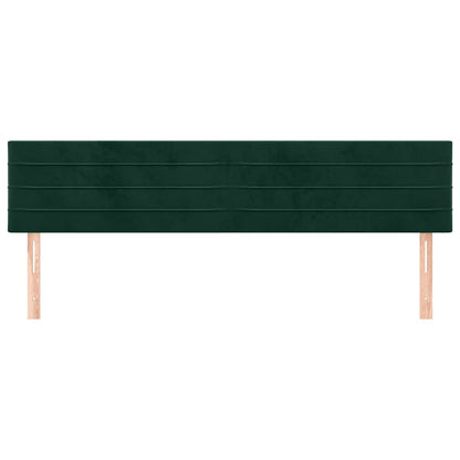 Testiera Verde Scuro 180x5x78/88 cm in Velluto