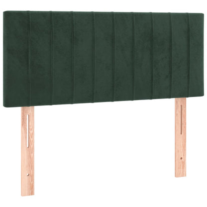 Testiera Verde Scuro 80x5x78/88 cm in Velluto