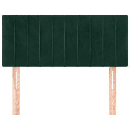 Testiera Verde Scuro 80x5x78/88 cm in Velluto