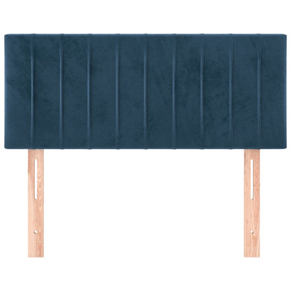 Testiera Blu Scuro 80x5x78/88 cm in Velluto
