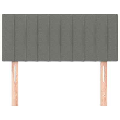 Testiera Grigio Scuro 90x5x78/88 cm in Tessuto