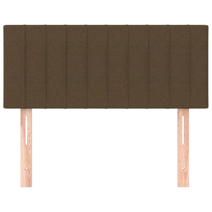 Testiera Marrone Scuro 90x5x78/88 cm in Tessuto