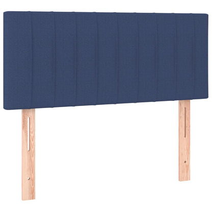 Testiera Blu 90x5x78/88 cm in Tessuto