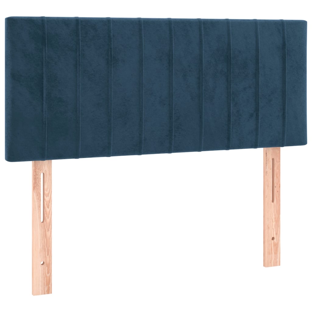 Testiera Blu scuro 90x5x78/88 cm in Tessuto