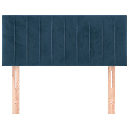Testiera Blu scuro 90x5x78/88 cm in Tessuto