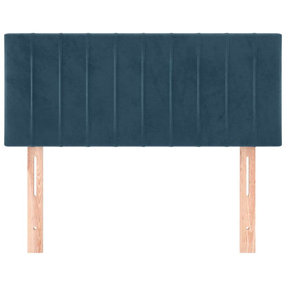 Testiera Blu scuro 90x5x78/88 cm in Tessuto