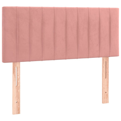 Testiera Rosa 90x5x78/88 cm in Tessuto