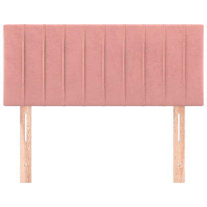 Testiera Rosa 90x5x78/88 cm in Tessuto