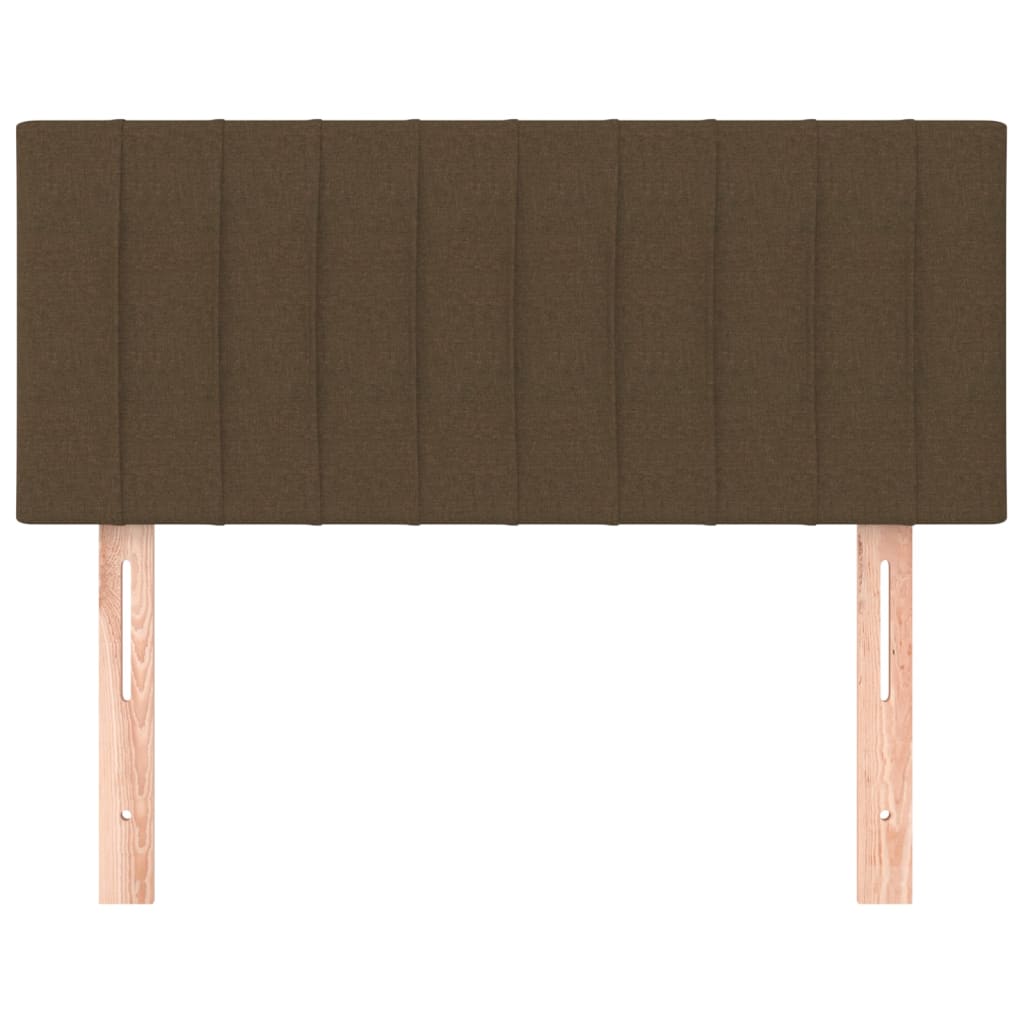 Testiera Marrone Scuro 100x5x78/88 cm in Tessuto
