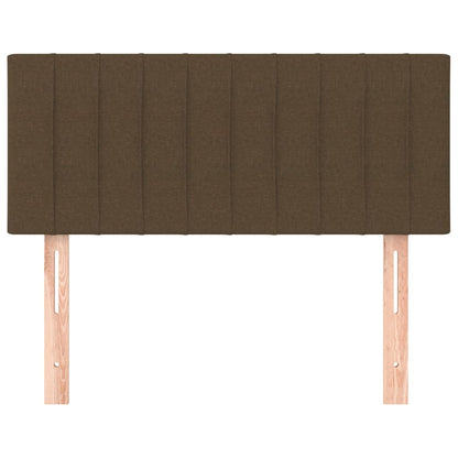 Testiera Marrone Scuro 100x5x78/88 cm in Tessuto