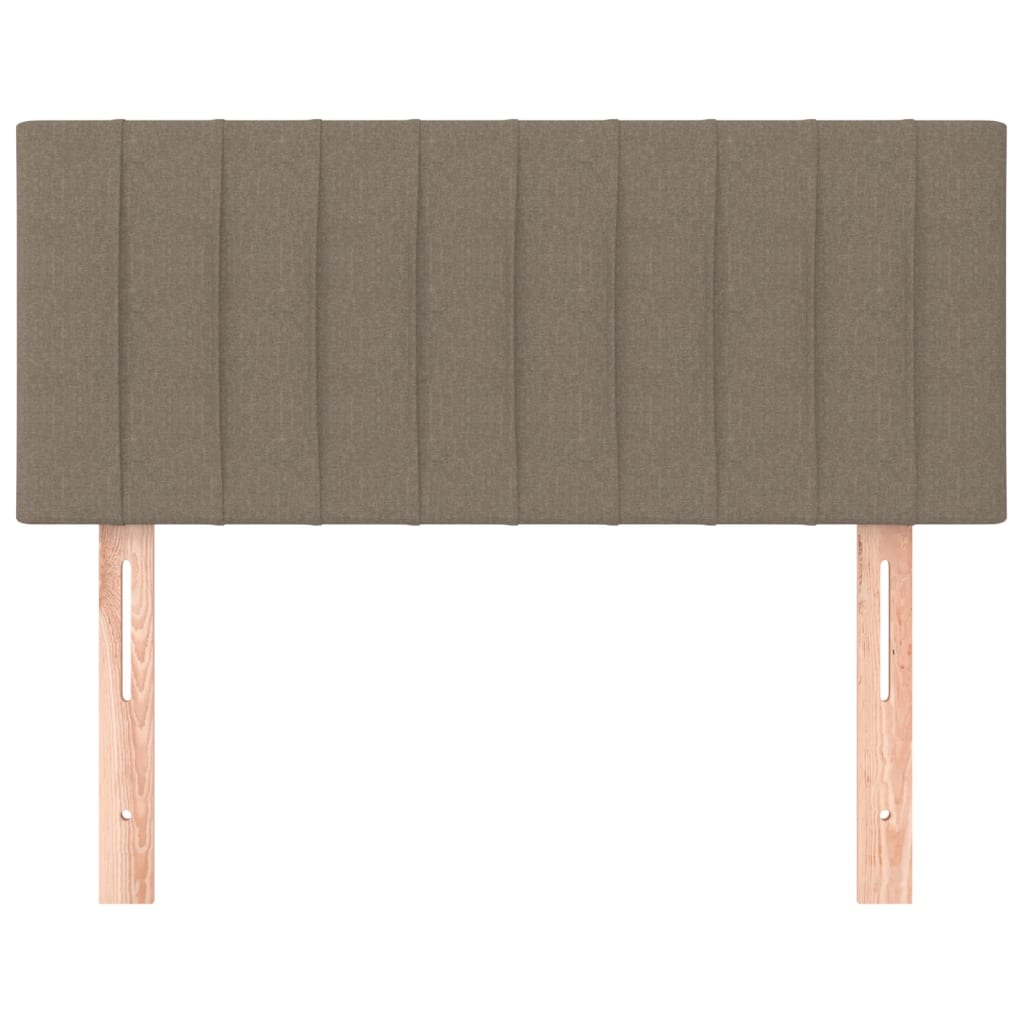 Testiera Tortora 100x5x78/88 cm in Tessuto