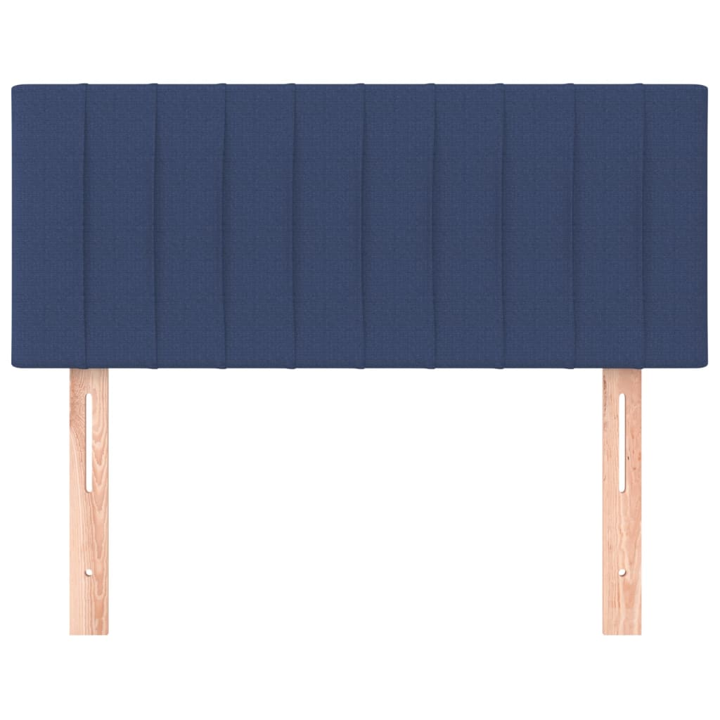 Testiera Blu 100x5x78/88 cm in Tessuto