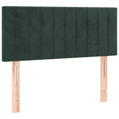 Testiera Verde Scuro 100x5x78/88 cm in Velluto