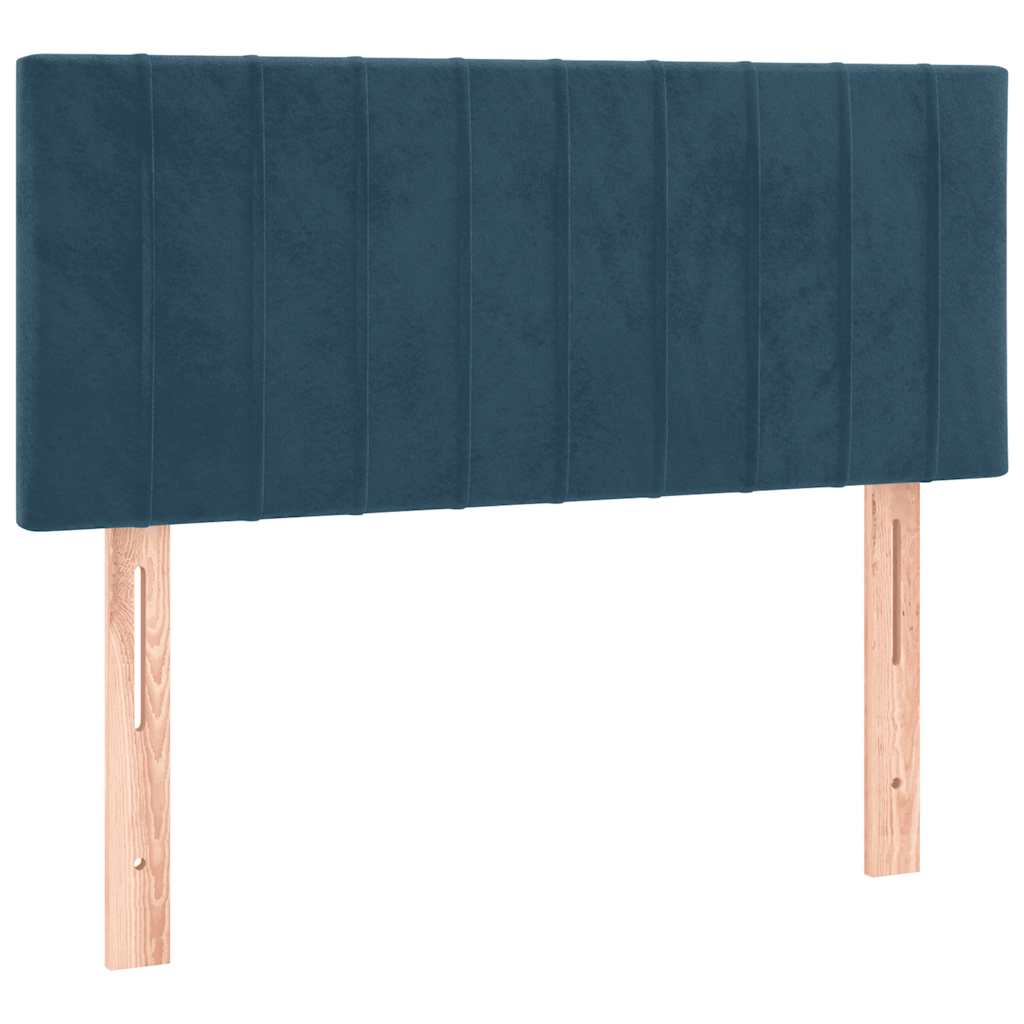 Testiera Blu Scuro 100x5x78/88 cm in Velluto